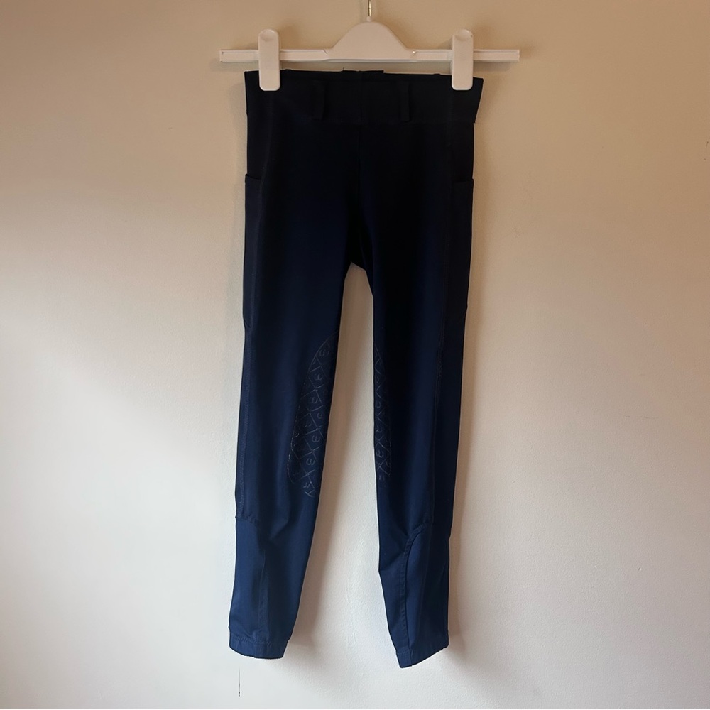 Navy Blue Riding Tights Size 10/12 kids